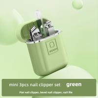 Mini Conjunto De 3 Piezas De Tijeras Para Uñas De Alta Calidad Con Lijador Portátil Kit De Pedicura Herramienta De Cortauñas Y Lijador - details 7