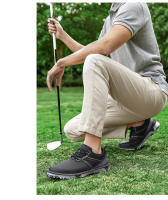 Nuevos Zapatos De Golf Para Hombre Autunno/Invierno Bajo Top Casual Zapatillas Antideslizantes Con Base Gruesa Deportes Al Aire Libre Moda Footwear - details 12