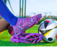Zapatos De Fútbol FG/TF Para Hombres Y Mujeres Antideslizantes Duraderos Entrenamiento Al Aire Libre Microfibra - details 8