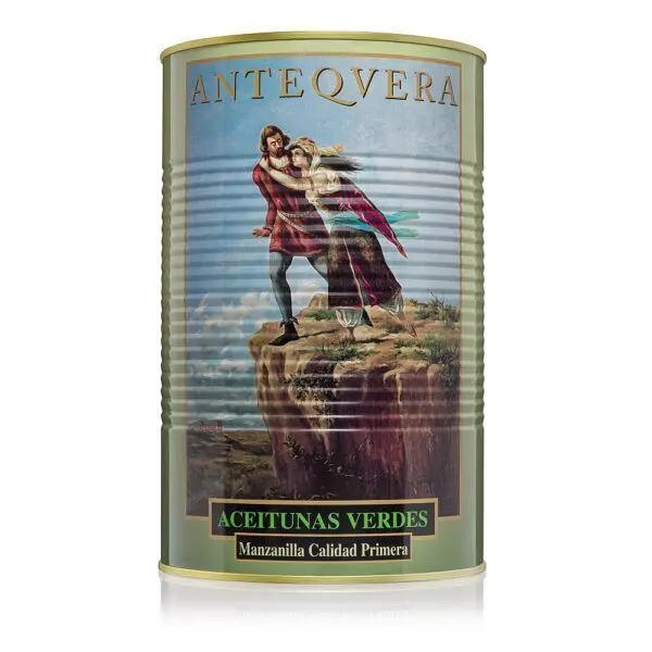 Aceitunas Verdes Manzanilla Sabor Anchoa Chicon Lebrón: Un Viaje Sensorial a las Costas Mediterráneas en Cada Exquisita Aceituna. PNE 2,5KG. - 1