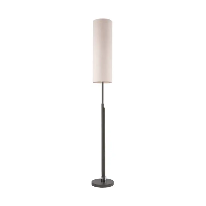 Lámpara de Pie Gouwe, Metal, Beige, 25x25x184 cm - 1