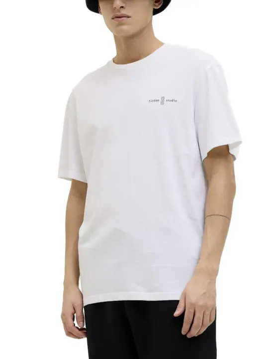 Camiseta Jack&Jones Ayce blanco manga corta para hombre - 1