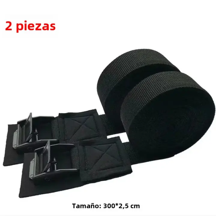 2Pcs Correa De Atado Rápido Con Hebilla Para Techo De Coche 250kg Kayak Equipaje Polyester Material Resistente Al Deslizamiento - 1