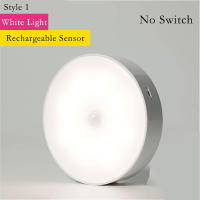 Lámpara De Pared LED Con Sensor De Movimiento Y Recarga 360° Rotación Para Armario Iluminación De Cama Protección Ocular Luz Nocturna Redonda - details 5