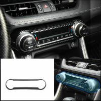 Cubierta De Estilo Fibra De Carbono ABS Para Toyota RAV4 XA50 2019-2024 Panel Central De Control De Aire Acondicionado Interior - details 4
