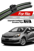 LimpiaFrente LimpiaFrente Wiper Blades Para Kia Rio 1 2 3 4 2000-2023 Pares Accesorios De Ventanas Delanteras De Goma Natural Inteligentes Boneless Ajuste Original Tamaño - details 0