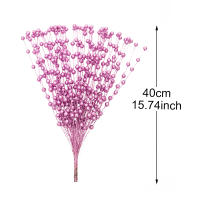 Flores Artificiales De Cerezo Para Vaso Decoración De Navidad Regalo De Fiesta Boda Casa Habitación Año Nuevo Plantas Falsas - details 1
