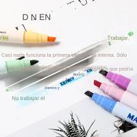 Juego De 12 Lápices De Resaltador Mágicos De Color Cambio Doble Para Estudiantes Diario Scrapbooking Pintura DIY Oficina Y Clase - details 5