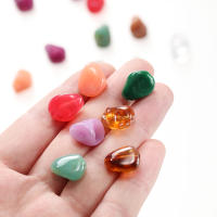 10pcs Cuentas Irregulares De Acrílico Imitación De Piedra Para Accesorios De Joyería DIY Pulseras Collares Cuentas Espaciadoras - details 3