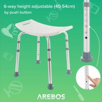 AREBOS Taburete De Baño Ayudante De Ducha Con Asa De Seguridad Asiento De Ducha - details 19