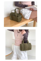 Bolso Bandolera De Nylon Plateado Para Mujer Estilo Casual Verano Bolso De Hombro Redondo Versátil Moda Alta Con Cierre De Cremallera - details 4