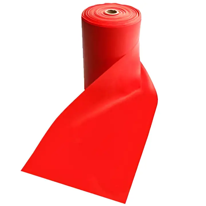 OZIO FITNESS Rollo Rojo De 25 M Bandas Elásticas Resistencia Baja 3-7 Kg - 1