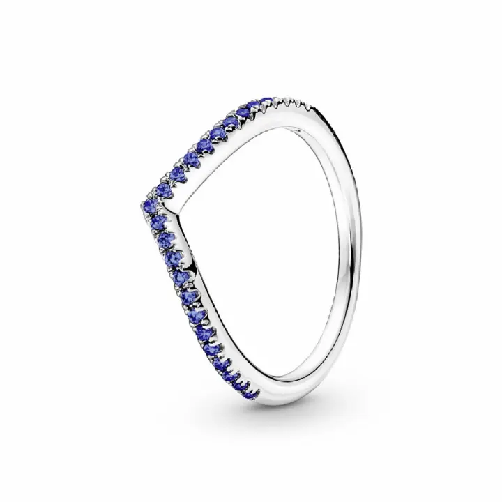 Anillo Pandora Timeless Deseo Reluciente Azul - 1