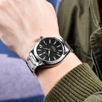 Reloj Mecánico Automático Para Hombre Corgeut 41mm Movimiento NH35 Dial Blanco Y Negro Acero Inoxidable Resistente Al Agua - details 3