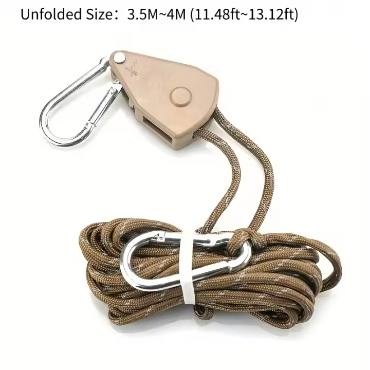 BOPORO Hebilla Ajustable para Cuerda de Viento - Accesorio Esencial para Tienda de Campaña - 1
