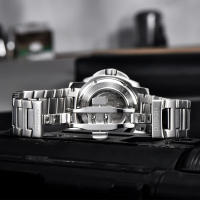 Reloj De Pulsera De Lujo Para Hombres PAGANI DESIGN 2025 Reloj Métrico Automático Mecánico Resistente Al Agua 200M Acero Inoxidable Cronógrafo De Silicona - details 4