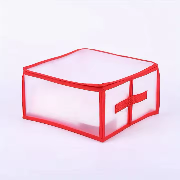Caja Organizadora De 32 Compartimentos Para Ornamentos Navideños Con Cremallera Y Manijas Para Facilitar La Organización Suministros De Fiestas De Navidad - 1