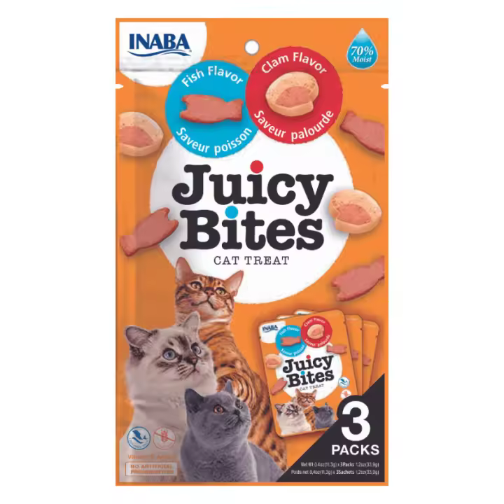 Juicy Bites Pescado y almejas (6x3x10gr) - 1