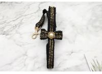 Correa Y Collar De Perro Con Encaje Y Perlas Vintage Para Pequeños Y Medianos Perros Con Cuello Ajustable Y Campanas Accesorios Para Mascotas - details 8
