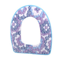 Cubierta De Inodoro Flannel Invierno Cálida Con Estampados Almohadilla De Comodidad Suave Para Baño Accesorio Esencial - details 16