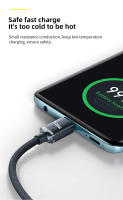 Cable De Carga Rápida 120W 6A Tipo C a Tipo C Para iPhone 15 pro Max USB C Data Cord Compatible Con Samsung Xiaomi - details 10