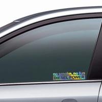 Pegatina De Coche 15.2x3.7CM Sin Fumar Ni Divertirse Con Potencia De Diesel Adorno Para Coches Y Motocicletas Accesorios De Estilo - details 14