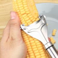 Pelador de Maíz de Acero Inoxidable (Juego de 2) -Herramiento de Cocina para Pelar y Cortar Mazorcas de Maíz - Incluye Pelo y Trilladoras - details 4