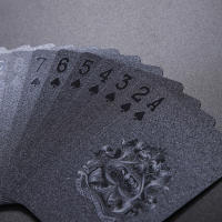 Nuevas Cartas De Poker Negras Impermeables En PET/PVC Para Juegos De Mesa Y Souvenirs Del Turismo Juego De Cartas De Mesa Para Adultos - details 4