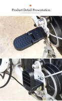 Pedal Trasero Para Bicicleta Eléctrica Plegable Universal Para Montañas Y Ciudades Material De Aluminio Ultraligero Adecuado Para Mountain Bike BMX Cruisers Y Bicis De Carretera - details 5