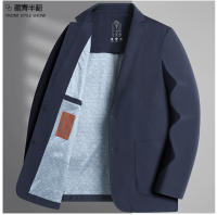 Chaqueta Occidental Sólida De Alta Calidad Para Hombre Moda Otoño Negocios Casual Talla M-4XL Abierta Por Encima Estilo Inteligente - details 12