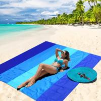 Manta De Playa Impermeable Y Desnuda Para 4-7 Adultos Tamaño Grande Secado Rápido Antisandía Para Picnics Al Aire Libre Viajes Y Camping Ligera - details 1