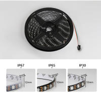 Tira De LED WS2812B RGBIC Inteligente Con 30/60 Pixels Por Metro DC5V USB IP30/IP65/IP67 Luz Mágica Para Decoración De Habitaciones - details 1