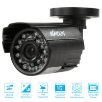 Cámara Analógica Bullet 200TVL Con 24 Lámparas IR Visión Nocturna Sensor CMOS Tamaño 1/3'' IR-CUT Impermeable Para Seguridad Doméstica Sistema PAL - details 1