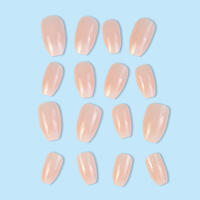 Uñas Postizas De Ballet 24 Pcs Gradiente Rosa Brillante Reutilizables Para Mujer Manicura Artificial De Resina Sin Químicos De Alta Importancia - details 1