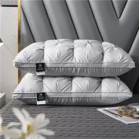 Almohada De Plumas De Ganso Blanca 100% Almohada De Soporte Cervical Para Descanso Hotel Estar Estilo De Almohada De Lujo - details 0