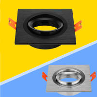 10PCS Luz De Techo Recedida De Aluminio Moderno Fijación Ajustable Spot LED MR16 Marco De Lámpara Negra Con Luz Para Iluminación Interior - details 0