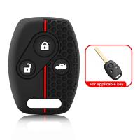 Carcasa De Llavero De Silicona Para Coche Compatible Con Honda Accord 7 Jazz FRV Civic CR-V 2008 Crz Insight Fit SRV Chord 7 Gr8 150R - details 2