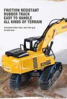 Huina 9Ch Excavadora RC Para Niños Coche Control Remoto 2.4Ghz 1:24 Modelo De Simulación Regalo Para Niños Con Batería Y Control Remoto - details 4