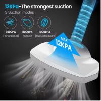 Aspirador Escoba Inalámbrico Sin Bolsa 12000Pa Con Luz Frontal LED Bathería 6000mAh Autonomía 30 min Carga 4-5H - details 2