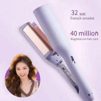 Rizador De Pelo Con Iones Negativos Y Calefacción Rápida Cerámica Temperatura Ajustable Para Cabello Seco Y Húmedo Herramienta De Estilizado Del Cabello - details 1