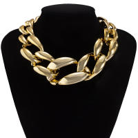 Collar Gordo De Materiales CCB Para Mujer Estilo Hiphop Cadena Gruesa Joyería Egirl Collar Exagerado En El Cuello 2023 - details 19