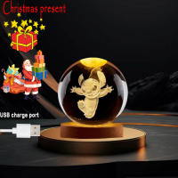 Luz Nocturna De Cristal 3D 6cm Con Astronauta Y Sistema Solar Saturno Vía Láctea Luz De Planetas Grabado Por Láser Regalo Para Niños - details 5