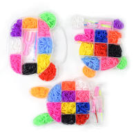 Kit De Haces Arcoíris Para Pulseras DIY Accesorios De Joyería Para Niñas Juguetes De Cuerda De Goma Cumpleaños Regalos - details 2