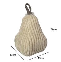 Maxia Market - Bonito ratón con bufanda, perro, gato, saco para puerta, tope de puerta de relleno de arena, animales pesados, 1 kg, bonita decoración del hogar, juguete para niños (gris) - details 3