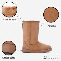 Altamoda Botas Australianas para Mujer Forrada con Pelo Camel  - Estilo Australiano - details 1