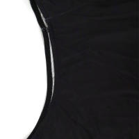 Vestido Maxi Para Mujer Elegante Y Casual En Negro Y Blanco Patchwork Slim De Poliéster Para Otoño Moda Streetwear - details 10