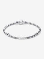 Pandora - Pulsera de Cadena de serpiente with logotype de Marvel Moments - Plata de Lei - details 0