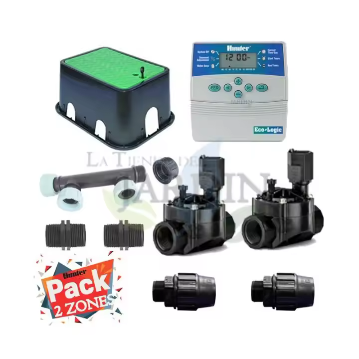 Suinga Kit Riego Automático 2 Zonas Eléctrico + Accesorios - 1