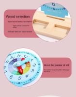 Juego De Actividades Para Reloj De Enseñanza Montessori Juguetes Educativos Para Niños Ayudan a Aprender a Decir La Hora Juguetes De Aprendizaje Para Niños De Preescolar - details 9