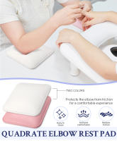 Almohadilla De Descanso De Muñeca Para Uñas De Microfibra Cuadrada Antideslizante Para Técnicos De Uñas Y Manicura Colchón De Descanso De Codo Para Salón De Belleza - details 0